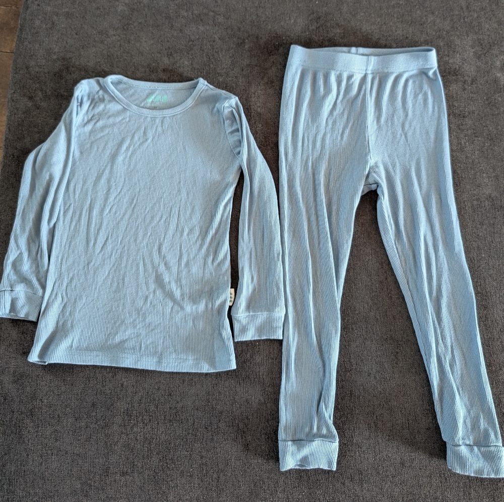 🌼2/$30🌼 DuckDuckGoose Bamboo Steel Blue Ribbed Pajamas